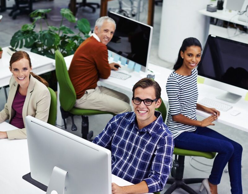 4 people in a registered office