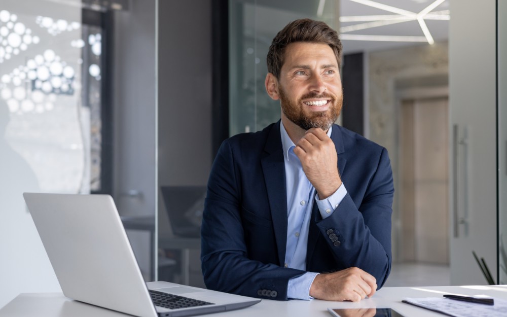 Businessman making his 2026 success plan