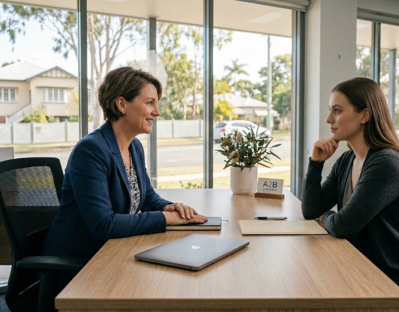 Employer and employee talking about managing Workplace Conflict